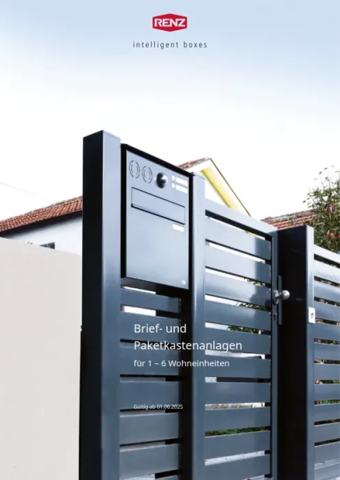 RENZ Katalog 06/2025 Brief- und Paketkastenanlagen